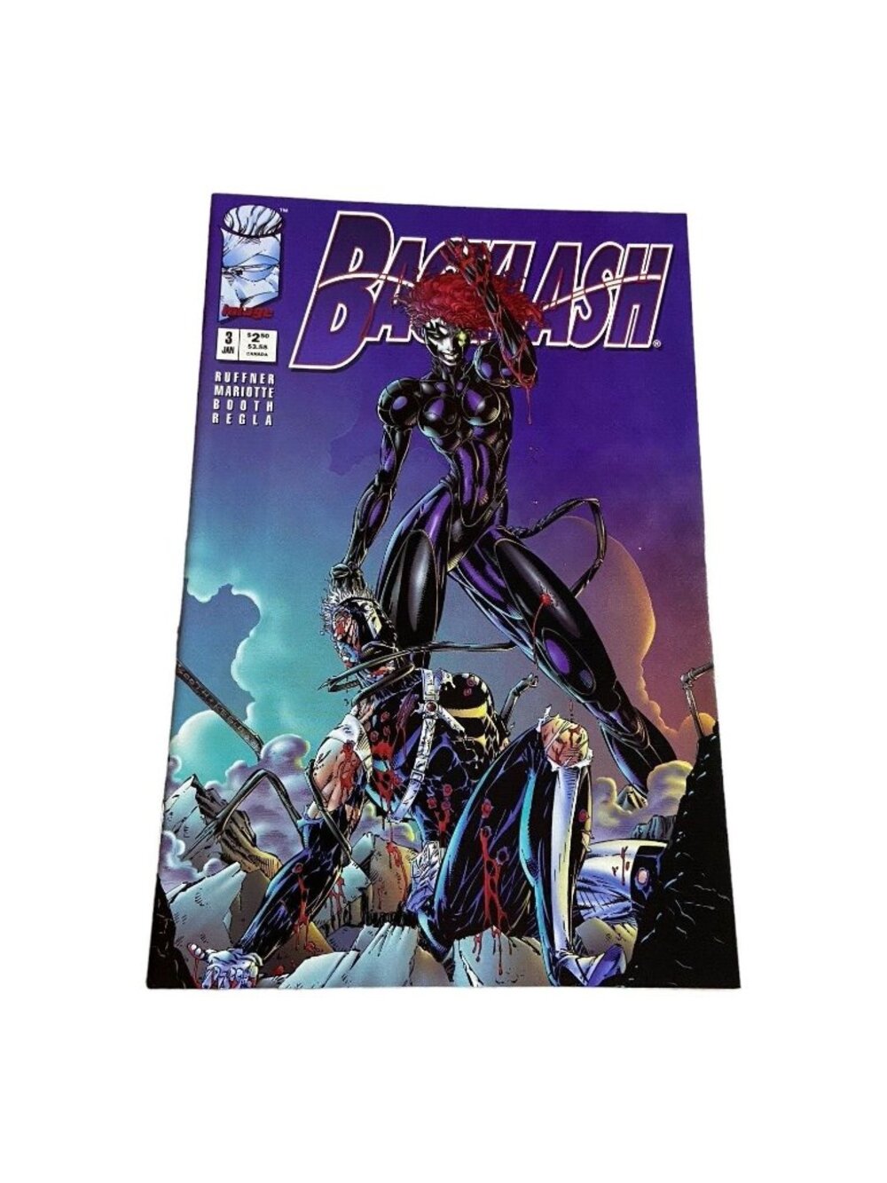 Backlash #3 Image Comics 1995 Brett Booth High Grade VF/NM WildStorm